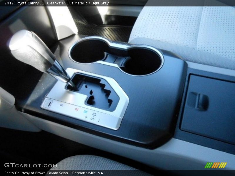 Clearwater Blue Metallic / Light Gray 2012 Toyota Camry LE