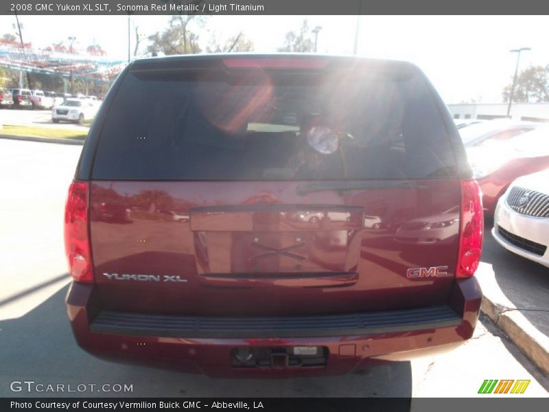 Sonoma Red Metallic / Light Titanium 2008 GMC Yukon XL SLT