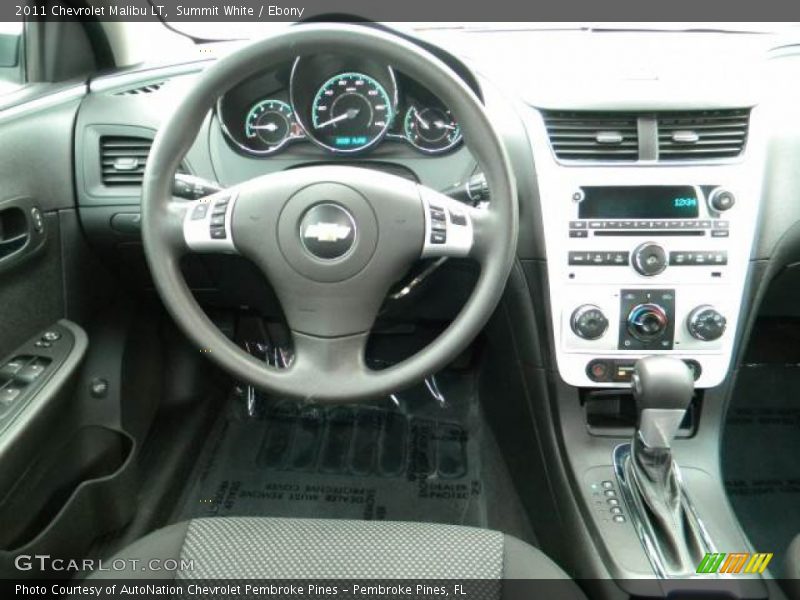 Summit White / Ebony 2011 Chevrolet Malibu LT