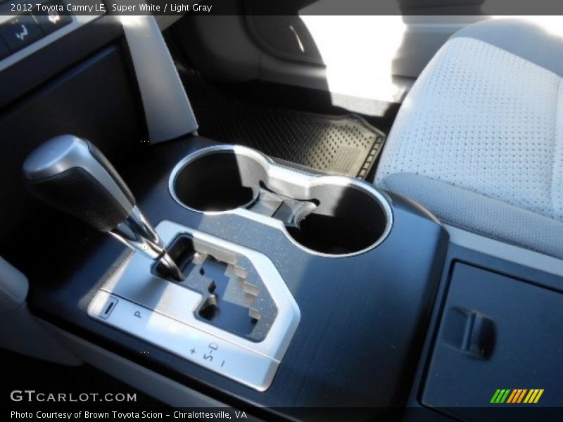 Super White / Light Gray 2012 Toyota Camry LE
