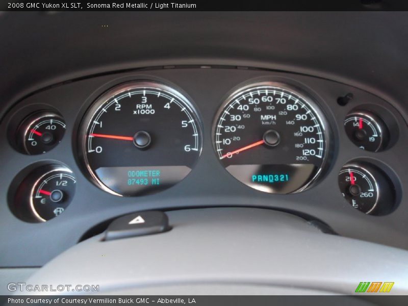 Sonoma Red Metallic / Light Titanium 2008 GMC Yukon XL SLT