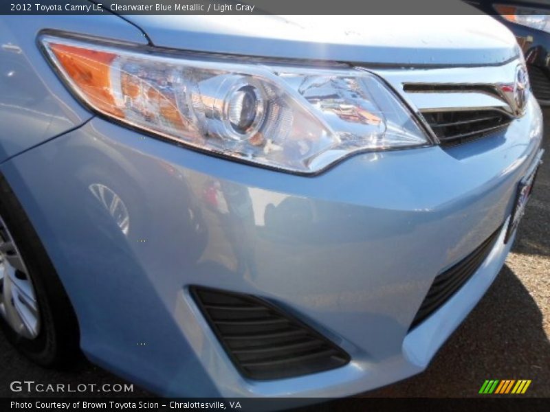 Clearwater Blue Metallic / Light Gray 2012 Toyota Camry LE