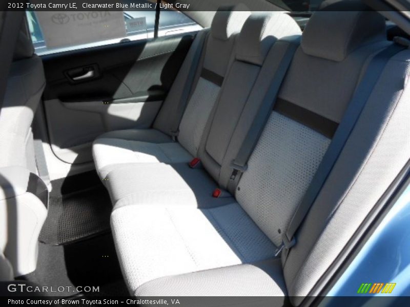 Clearwater Blue Metallic / Light Gray 2012 Toyota Camry LE