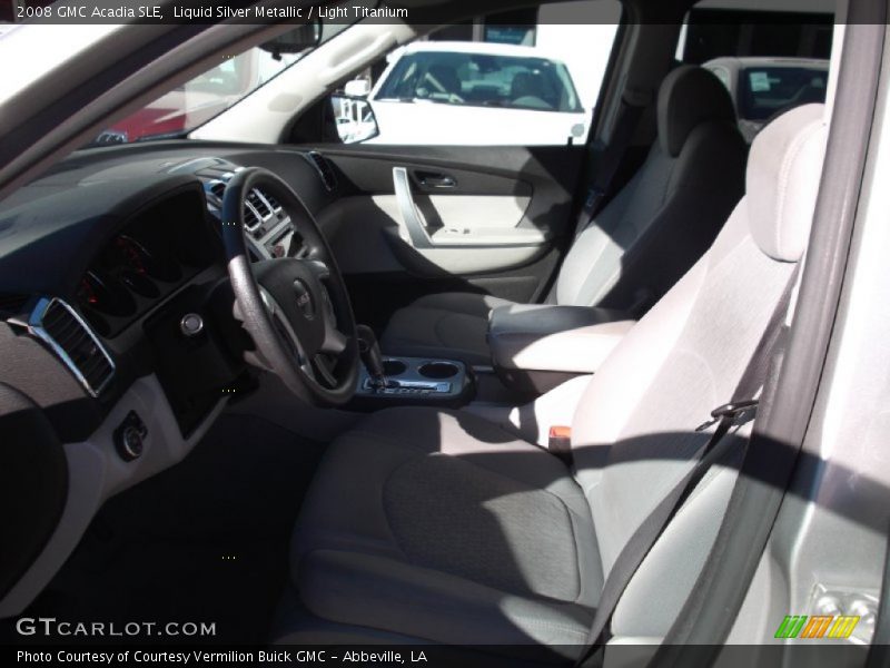 Liquid Silver Metallic / Light Titanium 2008 GMC Acadia SLE
