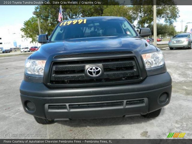 Slate Gray Metallic / Graphite Gray 2010 Toyota Tundra Double Cab