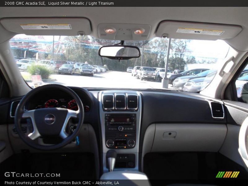 Liquid Silver Metallic / Light Titanium 2008 GMC Acadia SLE