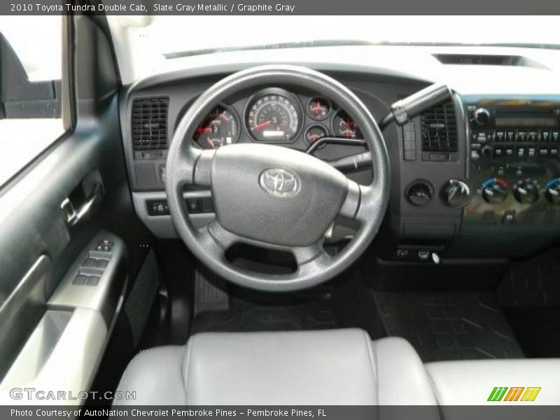 Slate Gray Metallic / Graphite Gray 2010 Toyota Tundra Double Cab
