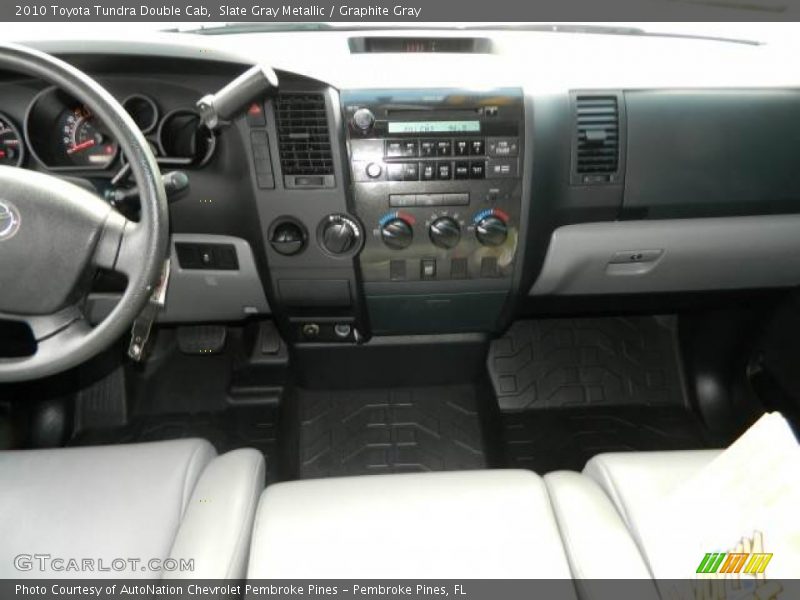 Slate Gray Metallic / Graphite Gray 2010 Toyota Tundra Double Cab