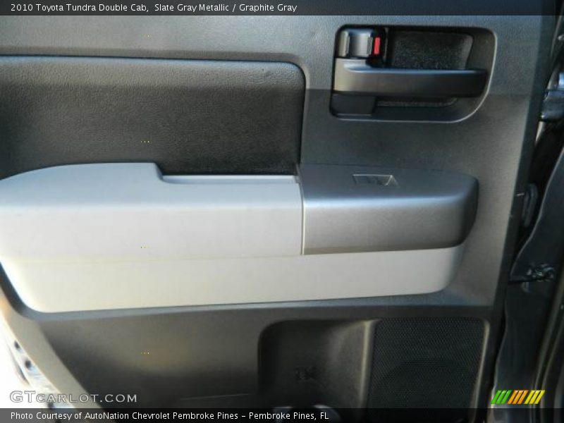 Slate Gray Metallic / Graphite Gray 2010 Toyota Tundra Double Cab