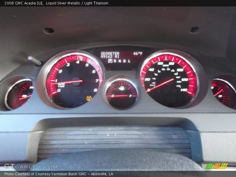 Liquid Silver Metallic / Light Titanium 2008 GMC Acadia SLE