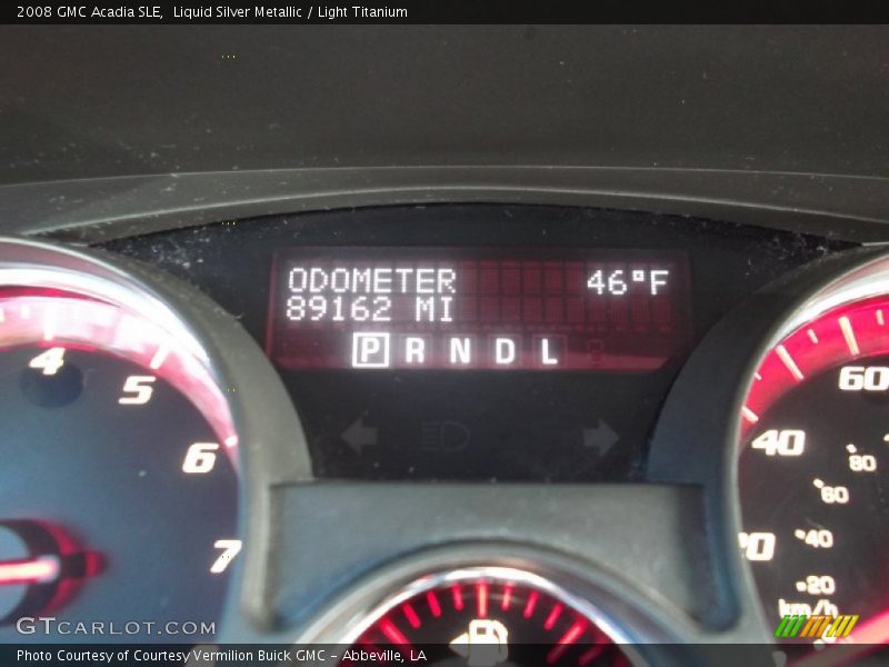 Liquid Silver Metallic / Light Titanium 2008 GMC Acadia SLE