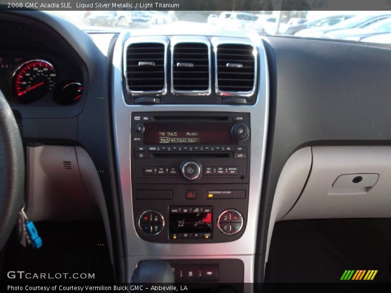 Liquid Silver Metallic / Light Titanium 2008 GMC Acadia SLE