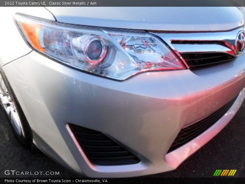 Classic Silver Metallic / Ash 2012 Toyota Camry LE