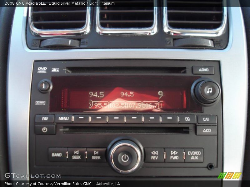 Liquid Silver Metallic / Light Titanium 2008 GMC Acadia SLE