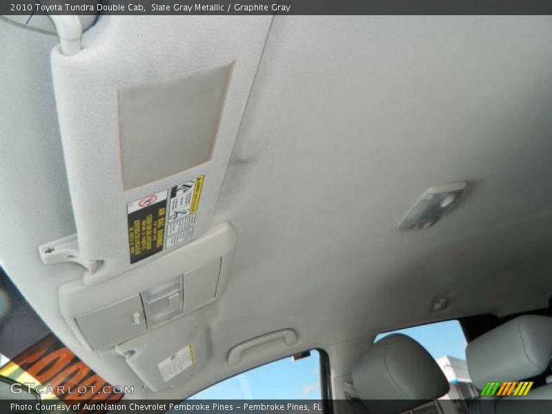 Slate Gray Metallic / Graphite Gray 2010 Toyota Tundra Double Cab