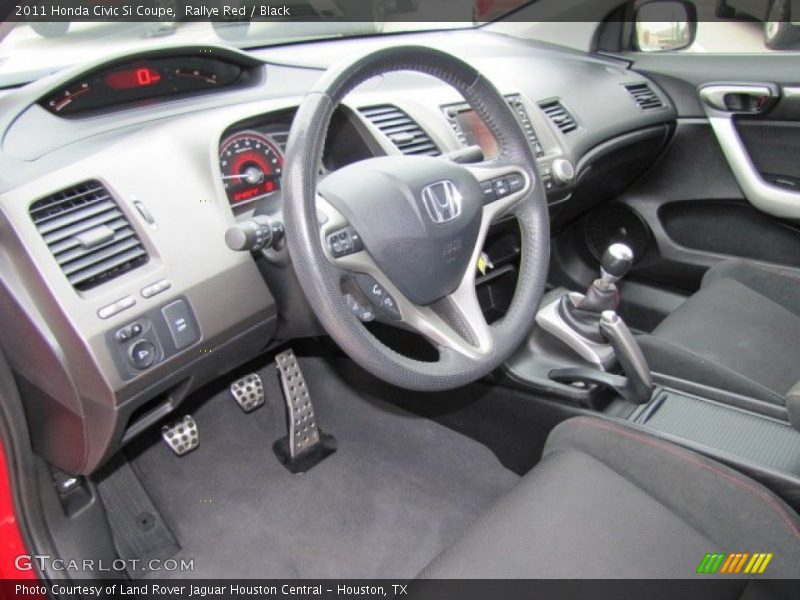 Black Interior - 2011 Civic Si Coupe 