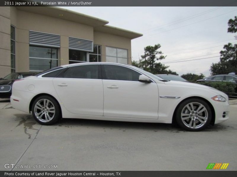 Porcelain White / Ivory/Oyster 2011 Jaguar XJ XJL