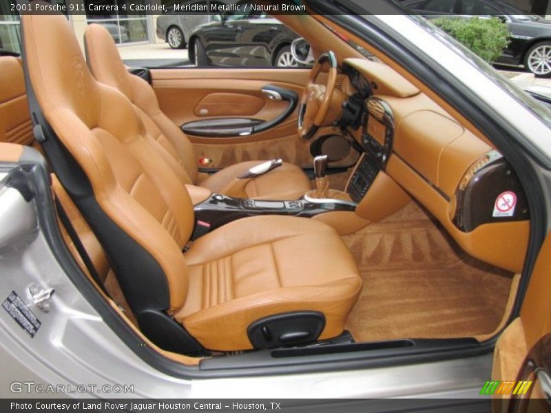  2001 911 Carrera 4 Cabriolet Natural Brown Interior