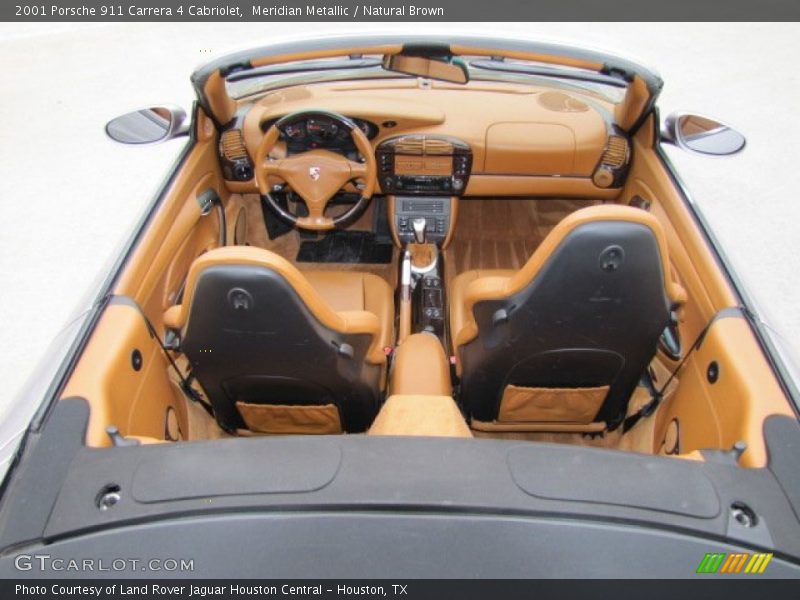  2001 911 Carrera 4 Cabriolet Natural Brown Interior