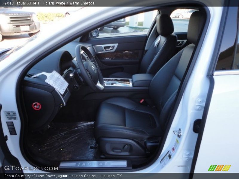Polaris White / Warm Charcoal 2013 Jaguar XF I4 T
