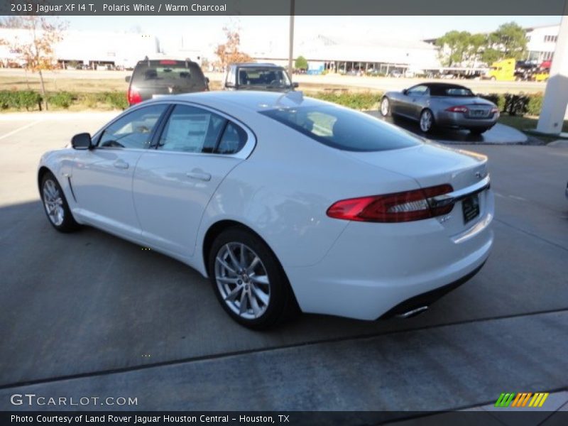 Polaris White / Warm Charcoal 2013 Jaguar XF I4 T