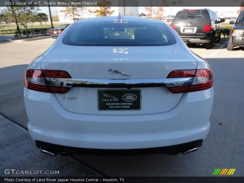 Polaris White / Warm Charcoal 2013 Jaguar XF I4 T