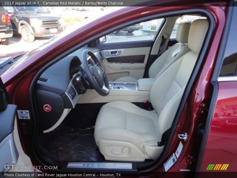  2013 XF I4 T Barley/Warm Charcoal Interior