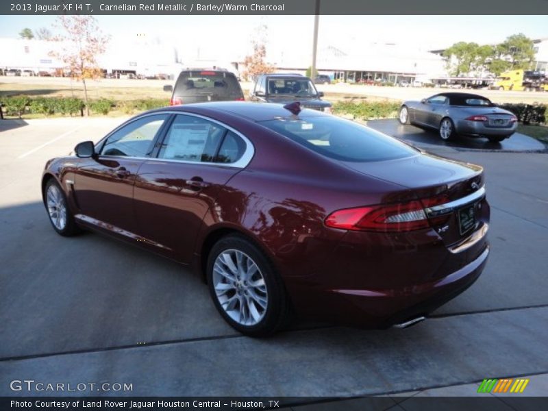 Carnelian Red Metallic / Barley/Warm Charcoal 2013 Jaguar XF I4 T