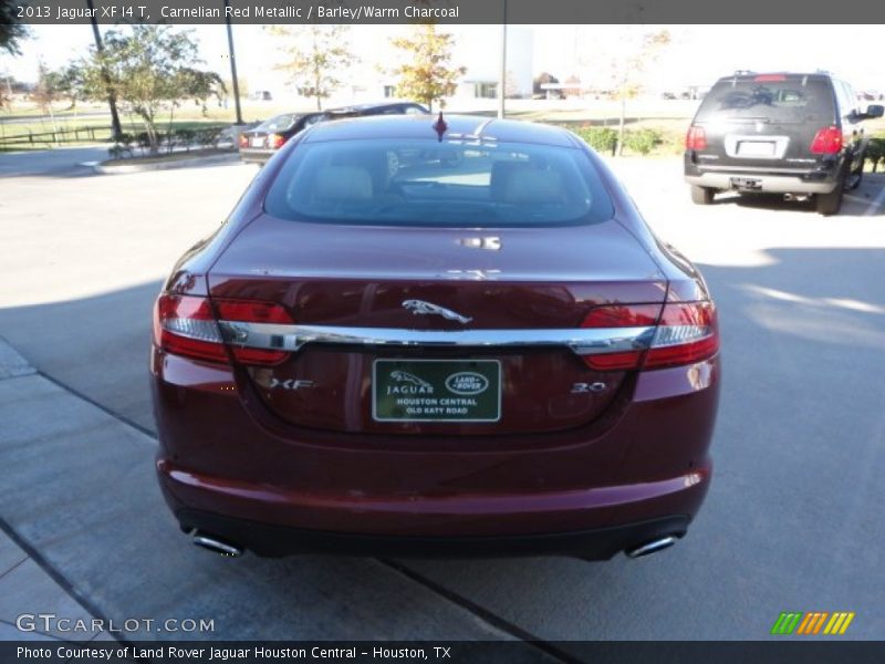 Carnelian Red Metallic / Barley/Warm Charcoal 2013 Jaguar XF I4 T