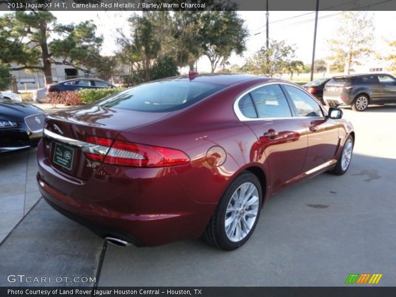 Carnelian Red Metallic / Barley/Warm Charcoal 2013 Jaguar XF I4 T