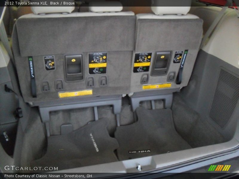 Black / Bisque 2012 Toyota Sienna XLE