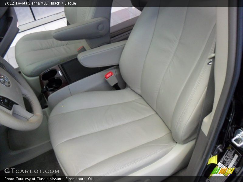Black / Bisque 2012 Toyota Sienna XLE