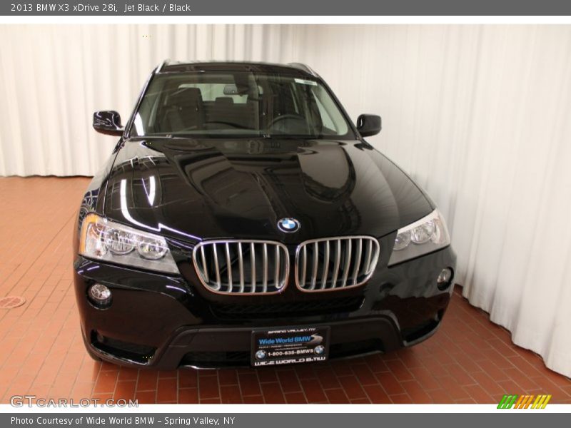 Jet Black / Black 2013 BMW X3 xDrive 28i