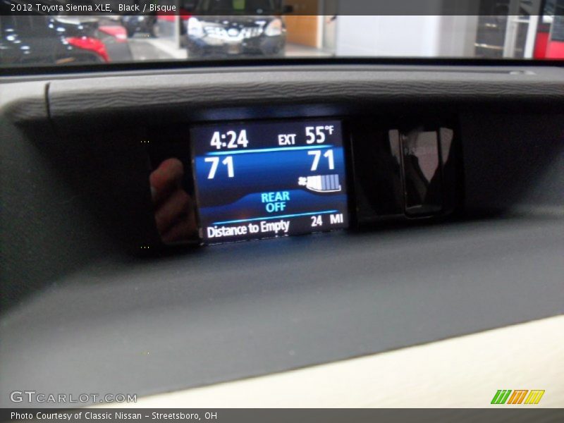 Black / Bisque 2012 Toyota Sienna XLE