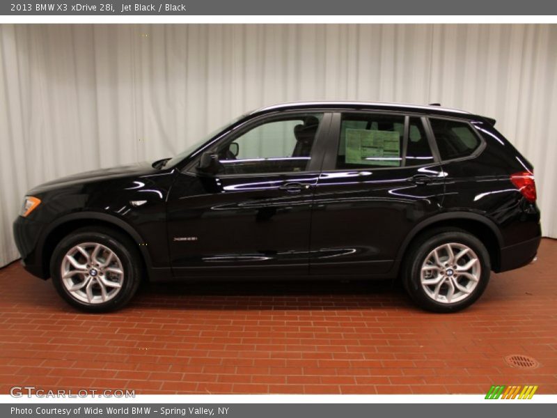 Jet Black / Black 2013 BMW X3 xDrive 28i
