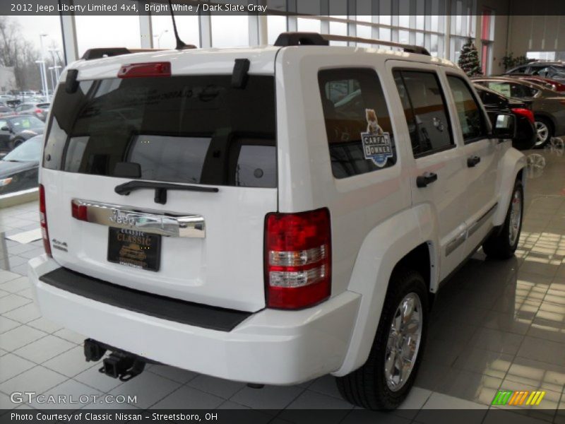 Bright White / Dark Slate Gray 2012 Jeep Liberty Limited 4x4