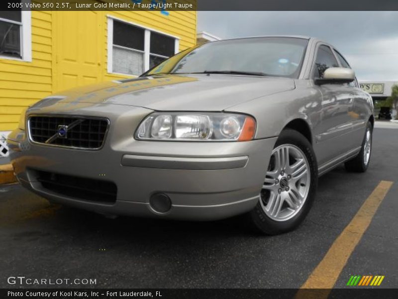 Lunar Gold Metallic / Taupe/Light Taupe 2005 Volvo S60 2.5T