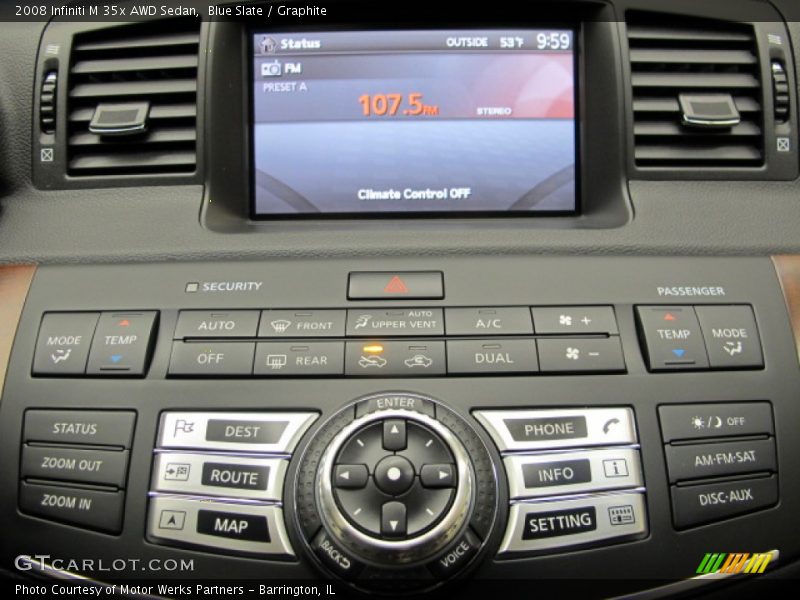 Blue Slate / Graphite 2008 Infiniti M 35x AWD Sedan