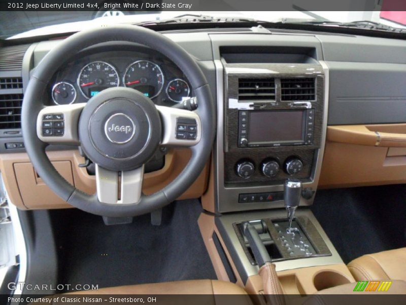 Bright White / Dark Slate Gray 2012 Jeep Liberty Limited 4x4