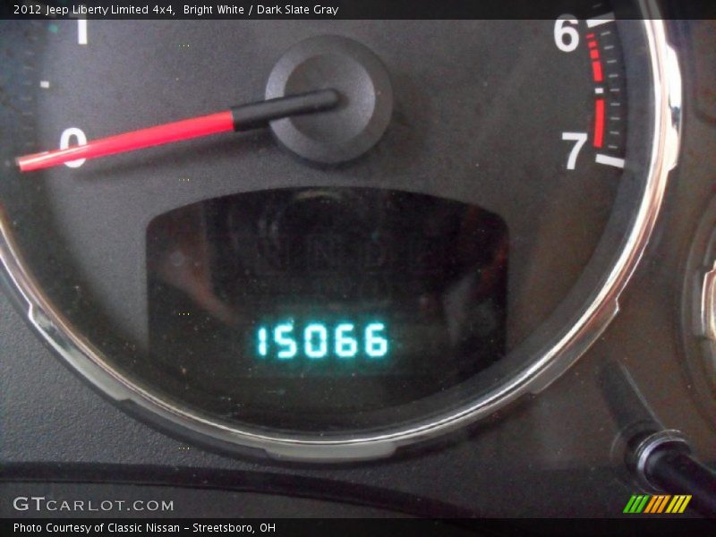 Bright White / Dark Slate Gray 2012 Jeep Liberty Limited 4x4