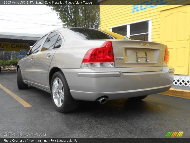 Lunar Gold Metallic / Taupe/Light Taupe 2005 Volvo S60 2.5T