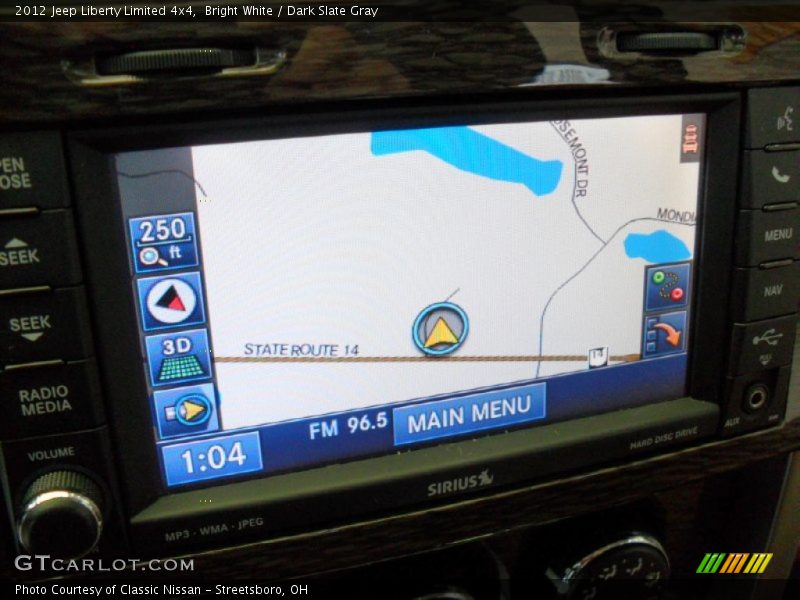 Bright White / Dark Slate Gray 2012 Jeep Liberty Limited 4x4