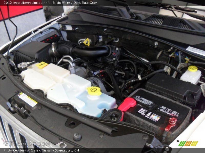Bright White / Dark Slate Gray 2012 Jeep Liberty Limited 4x4