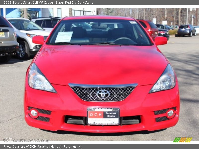Super Red 5 / Dark Stone 2008 Toyota Solara SLE V6 Coupe