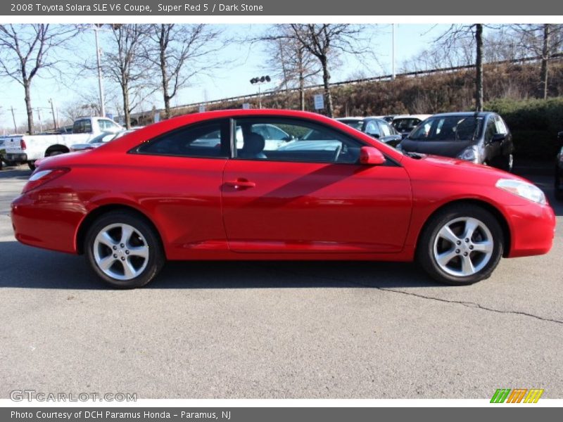 Super Red 5 / Dark Stone 2008 Toyota Solara SLE V6 Coupe