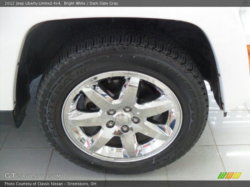 Bright White / Dark Slate Gray 2012 Jeep Liberty Limited 4x4