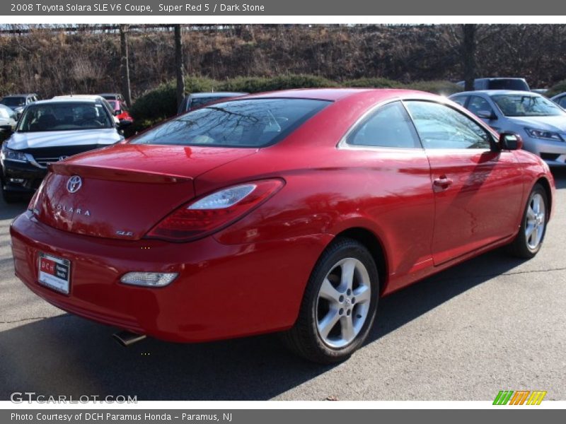 Super Red 5 / Dark Stone 2008 Toyota Solara SLE V6 Coupe