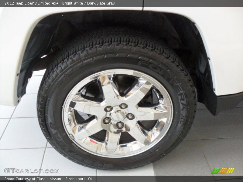 Bright White / Dark Slate Gray 2012 Jeep Liberty Limited 4x4