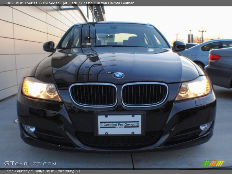 Jet Black / Chestnut Brown Dakota Leather 2009 BMW 3 Series 328xi Sedan
