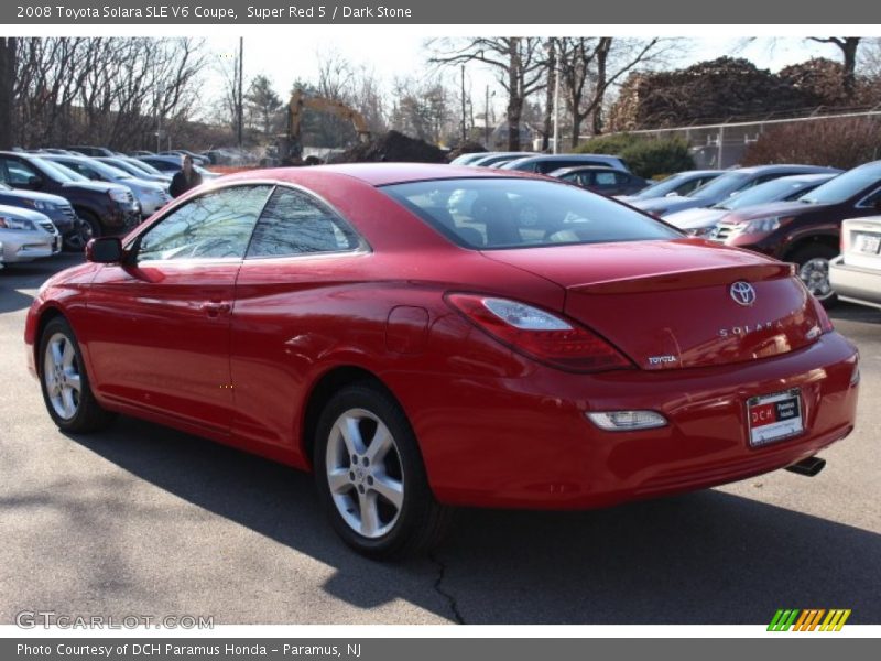 Super Red 5 / Dark Stone 2008 Toyota Solara SLE V6 Coupe